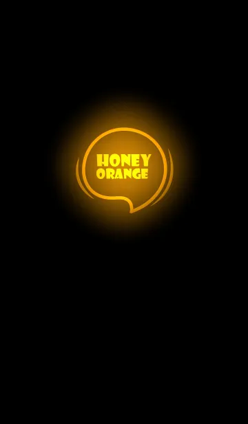 [LINE着せ替え] Honey Orange Neon Theme Vr.7 (JP)の画像1