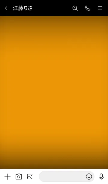 [LINE着せ替え] Honey Orange Neon Theme Vr.7 (JP)の画像3