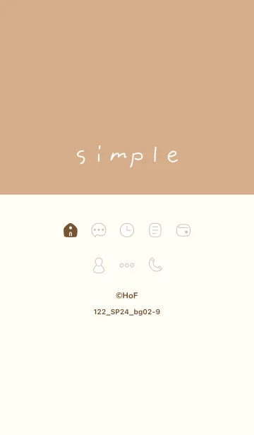 [LINE着せ替え] 122.24_ベージュ2-9の画像1