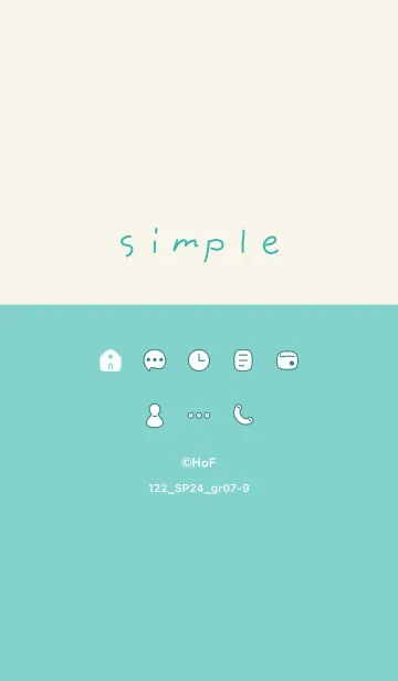 [LINE着せ替え] 122.24_グリーン7-9の画像1