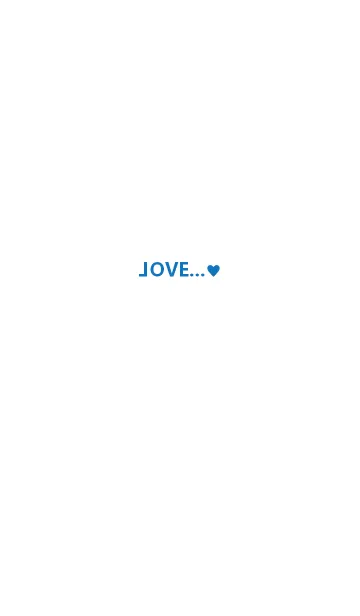 [LINE着せ替え] Love...(blue)の画像1