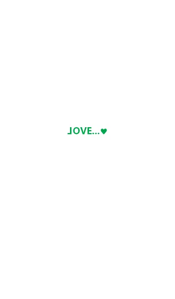 [LINE着せ替え] Love...(green)の画像1