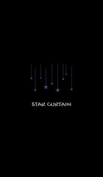 [LINE着せ替え] スター カーテン 20の画像1