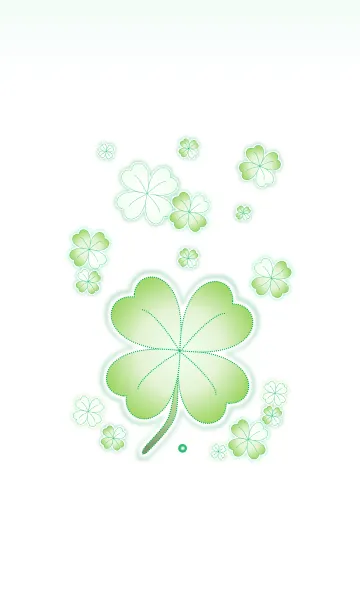 [LINE着せ替え] My Lucky Clover Theme！ (Green V.2)の画像1