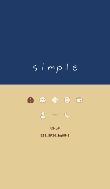 [LINE着せ替え] 523.26_ベージュ5-3の画像1