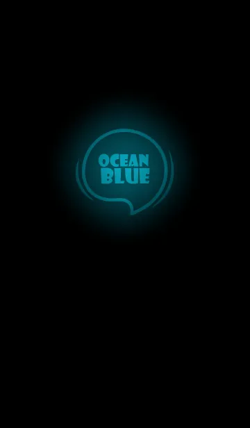 Ocean Blue  Neon Theme Vr.7 (JP)の着せ替えメイン画像