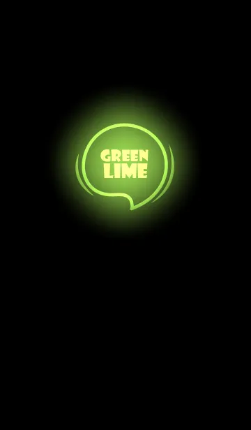 [LINE着せ替え] Lime Green Neon Theme Vr.7 (JP)の画像1