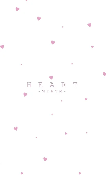 [LINE着せ替え] HEART Pink -MEKYM- 31の画像1