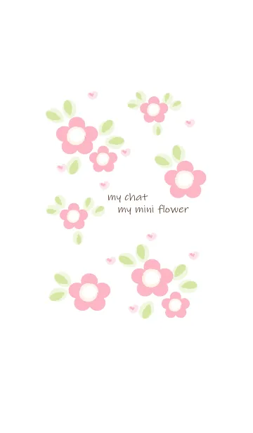 [LINE着せ替え] My chat my mini flower 61の画像1