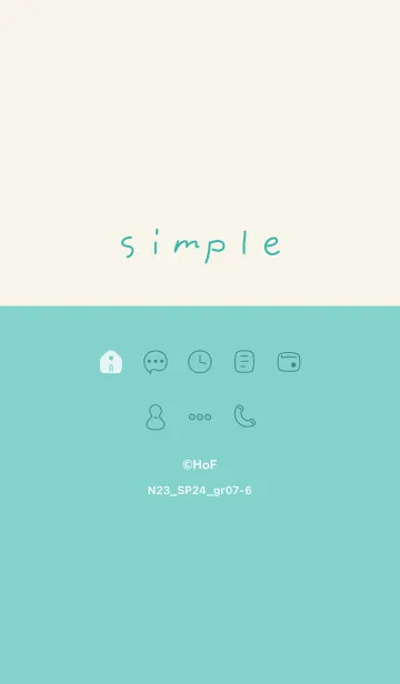 [LINE着せ替え] N23.24_グリーン7-6の画像1