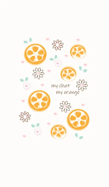 [LINE着せ替え] My chat my orange 52の画像1