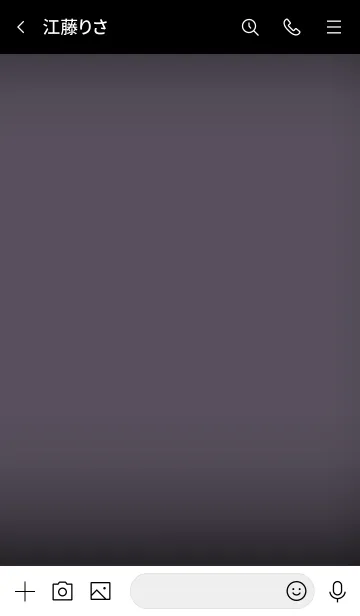 [LINE着せ替え] Smoke Grey  And Black Vr.6 (JP)の画像3