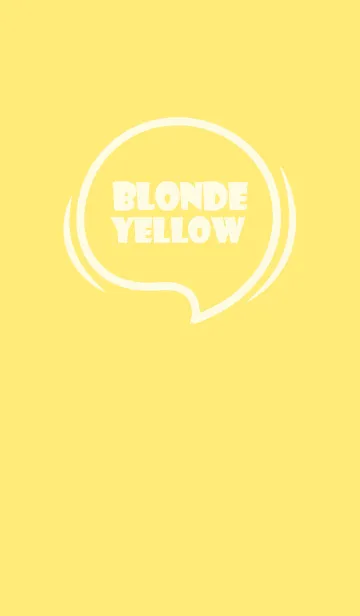 [LINE着せ替え] Love Blonde Yellow Theme Vr.7 (JP)の画像1