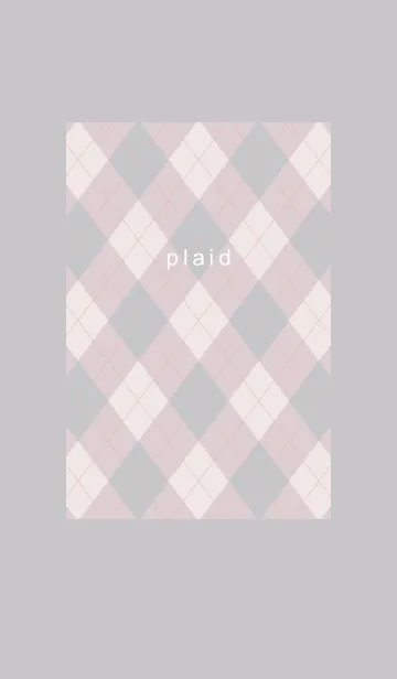 [LINE着せ替え] アーガイル柄♥ピンクの画像1