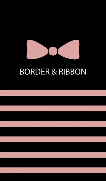 BORDER & RIBBON -Pink Ribbon 5-の着せ替えメイン画像