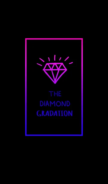 [LINE着せ替え] ザ ダイアモンド グラデーション 46の画像1