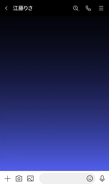 [LINE着せ替え] - SIMPLE ULTRAMARINE BLUE LIGHT -の画像3