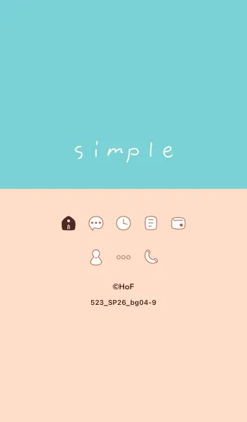[LINE着せ替え] 523.26_ベージュ4-9の画像1