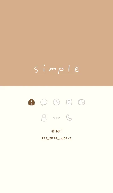 [LINE着せ替え] 123.24_ベージュ2-9の画像1