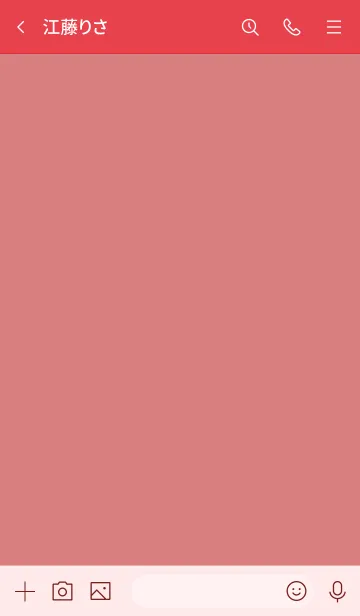 [LINE着せ替え] 赤 : ゴールドアイコン着せ替えの画像3