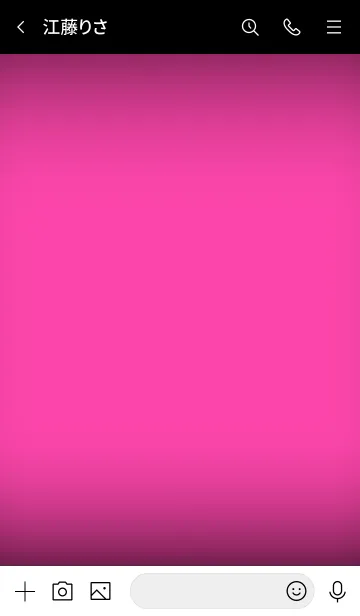 [LINE着せ替え] Fuchsia Pink Neon Theme Vr.1 (JP)の画像3