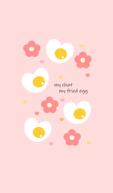 [LINE着せ替え] Heart fried egg 5 :)の画像1