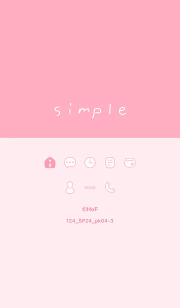 [LINE着せ替え] 124.24_ピンク4-3の画像1