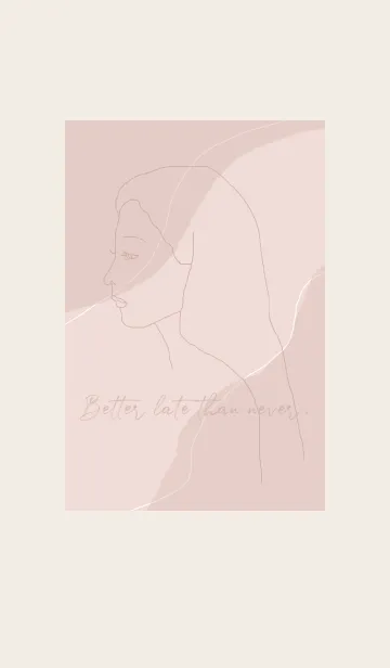 [LINE着せ替え] art_girl (dusty pink)の画像1