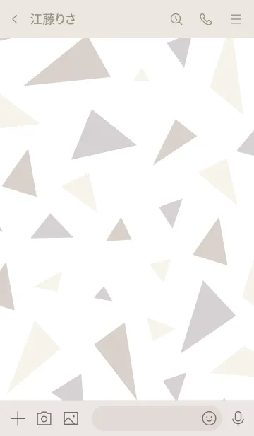 [LINE着せ替え] シンプル大人 三角16の画像3