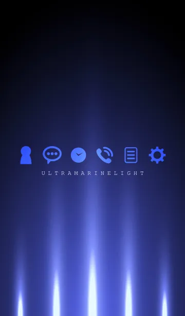 [LINE着せ替え] ULTRAMARINE BLUE LIGHT 2の画像1