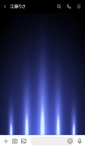 [LINE着せ替え] ULTRAMARINE BLUE LIGHT 2の画像3