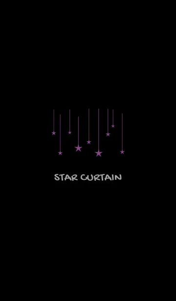 [LINE着せ替え] スター カーテン 21の画像1