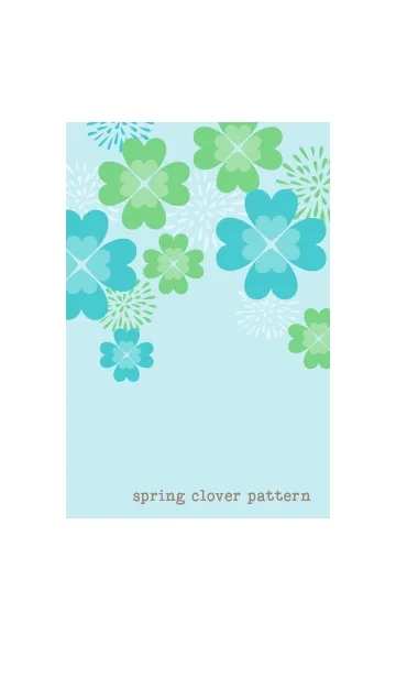 [LINE着せ替え] spring clover pattern 2の画像1