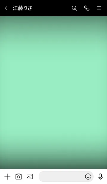 [LINE着せ替え] Mint Green Neon Theme Vr.7 (JP)の画像3