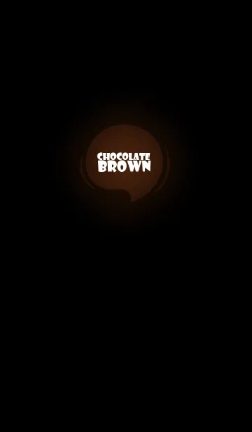 [LINE着せ替え] Chocolate Brown In Black Vr.7 (JP)の画像1