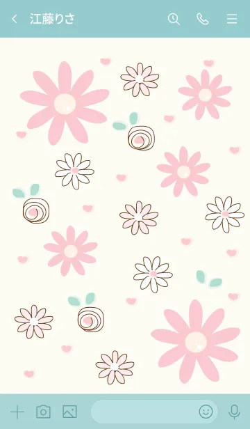 [LINE着せ替え] Fairy tale flowers 7の画像3