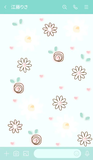 [LINE着せ替え] Little daisy 4 :)の画像3