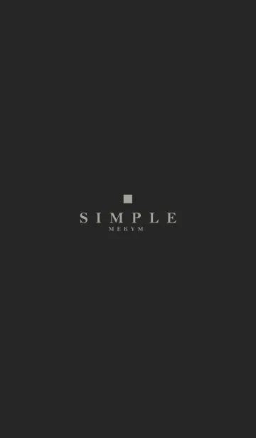 [LINE着せ替え] MATTE BLACK -SIMPLE SQUARE- 27の画像1