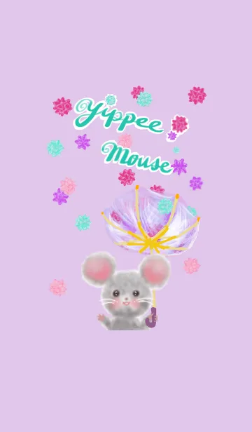 [LINE着せ替え] ご機嫌ねずみ スィ•ジミーとこんぺいとうの画像1