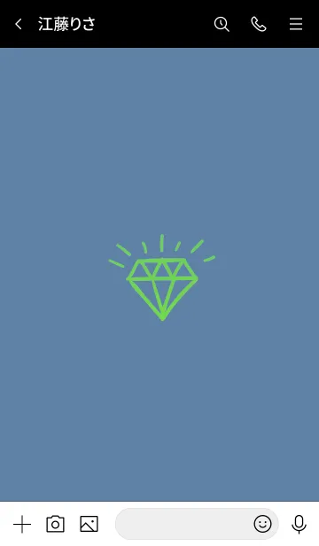 [LINE着せ替え] ザ ダイアモンド グラデーション 48の画像3