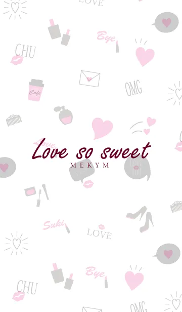 [LINE着せ替え] - Love so sweet - MEKYM 7の画像1