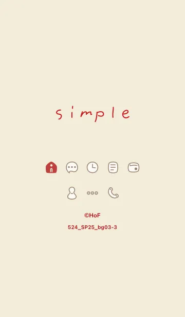 [LINE着せ替え] 524.25_ベージュ3-3の画像1