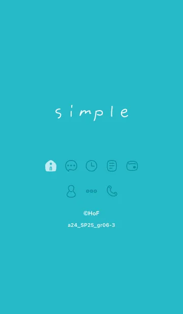 [LINE着せ替え] a24.25_グリーン6-3の画像1