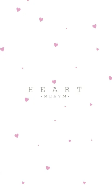 [LINE着せ替え] HEART Pink -MEKYM- 33の画像1