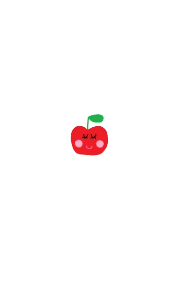 Happy apple chan theme2の着せ替えメイン画像