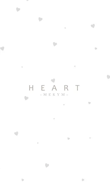 [LINE着せ替え] HEART Gray-MEKYM- 33の画像1