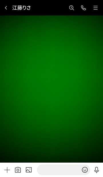 [LINE着せ替え] Green Neon Theme Vr.1 (JP)の画像3