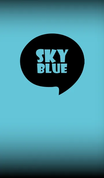 [LINE着せ替え] Sky Blue And Black Vr.6  (JP)の画像1