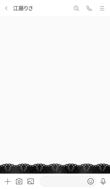 [LINE着せ替え] レース/白06.v2の画像3