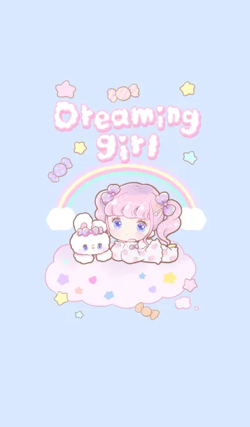 [LINE着せ替え] Dreaming girl.の画像1
